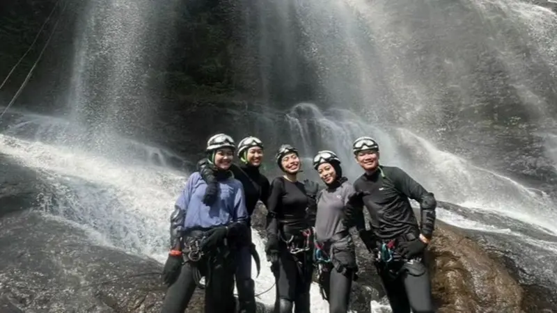 Peserta Open Trip Canyoneering Curug Cikondang