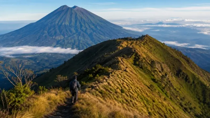 Jalur Trekking Pendakian Gunung Sumbing