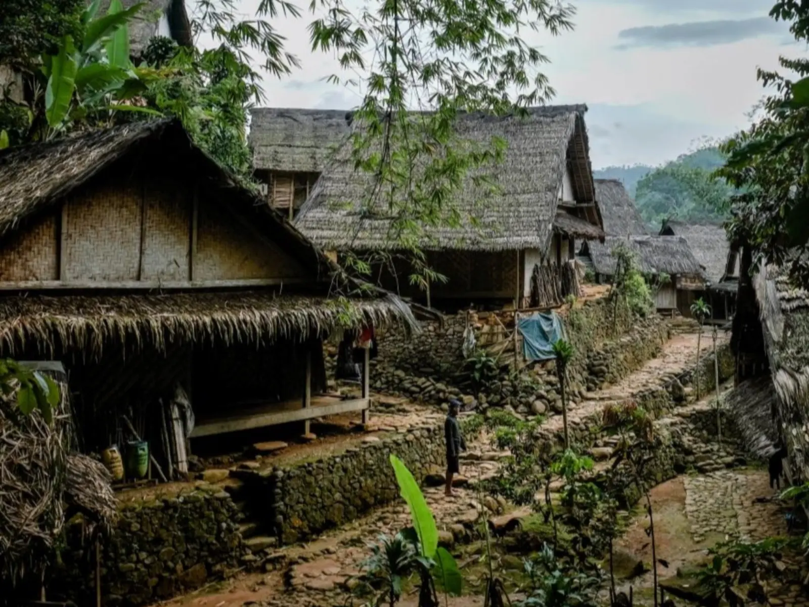 Walking through the Baduy area