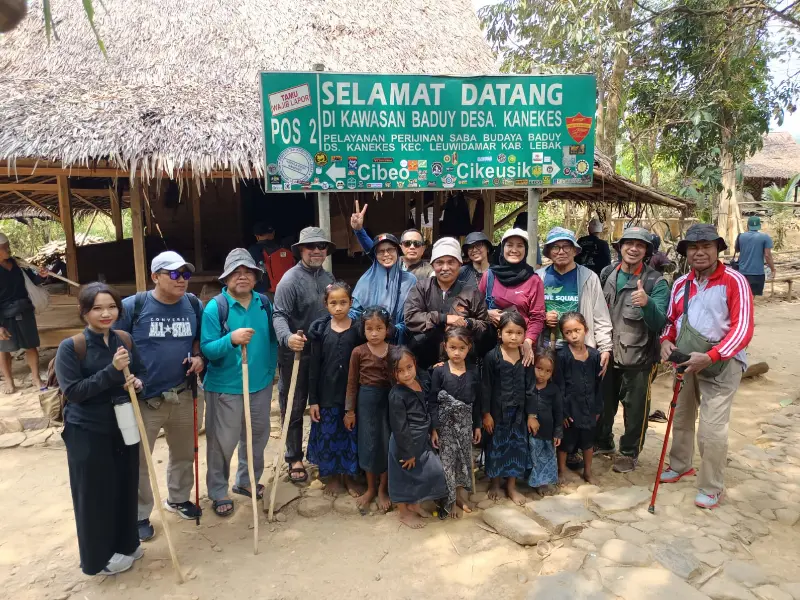 Perjalanan menuju kawasan Baduy